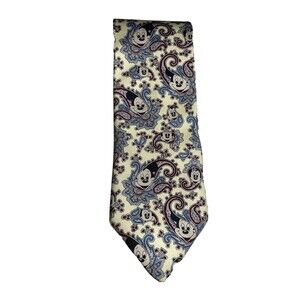 Vtg Balancine Disney The Tie Works Mickey Mouse With Camera Necktie Made In USA